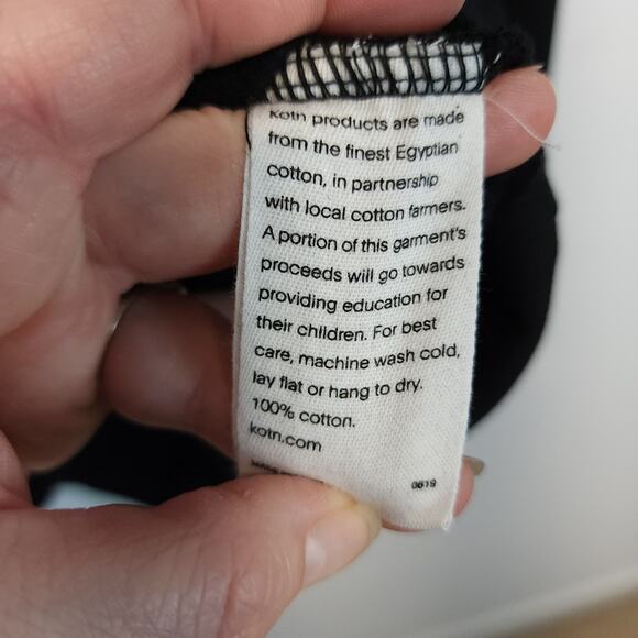 Goodee x Kotn Hoodie Size L Black Relaxed Fit 100% Cotton Urban Street Luxe Cali - Picture 16 of 16